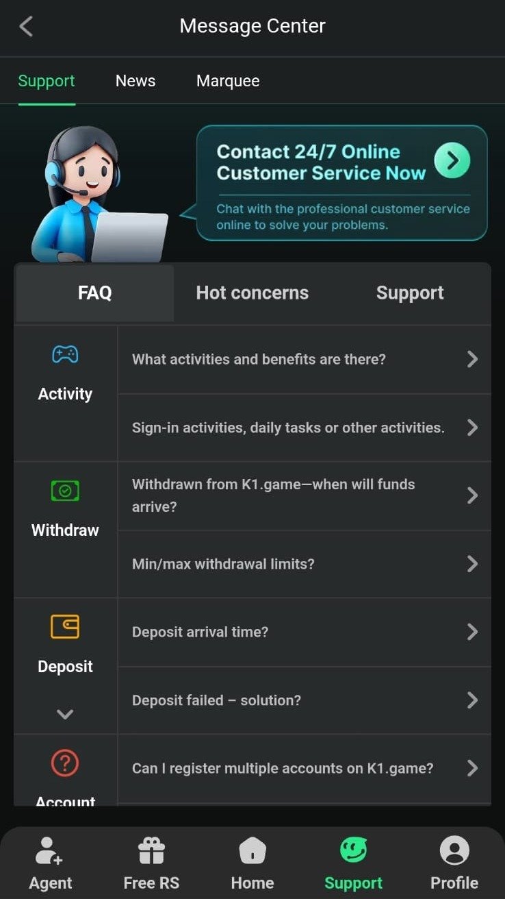 K1 app screenshot 8 thumbnail